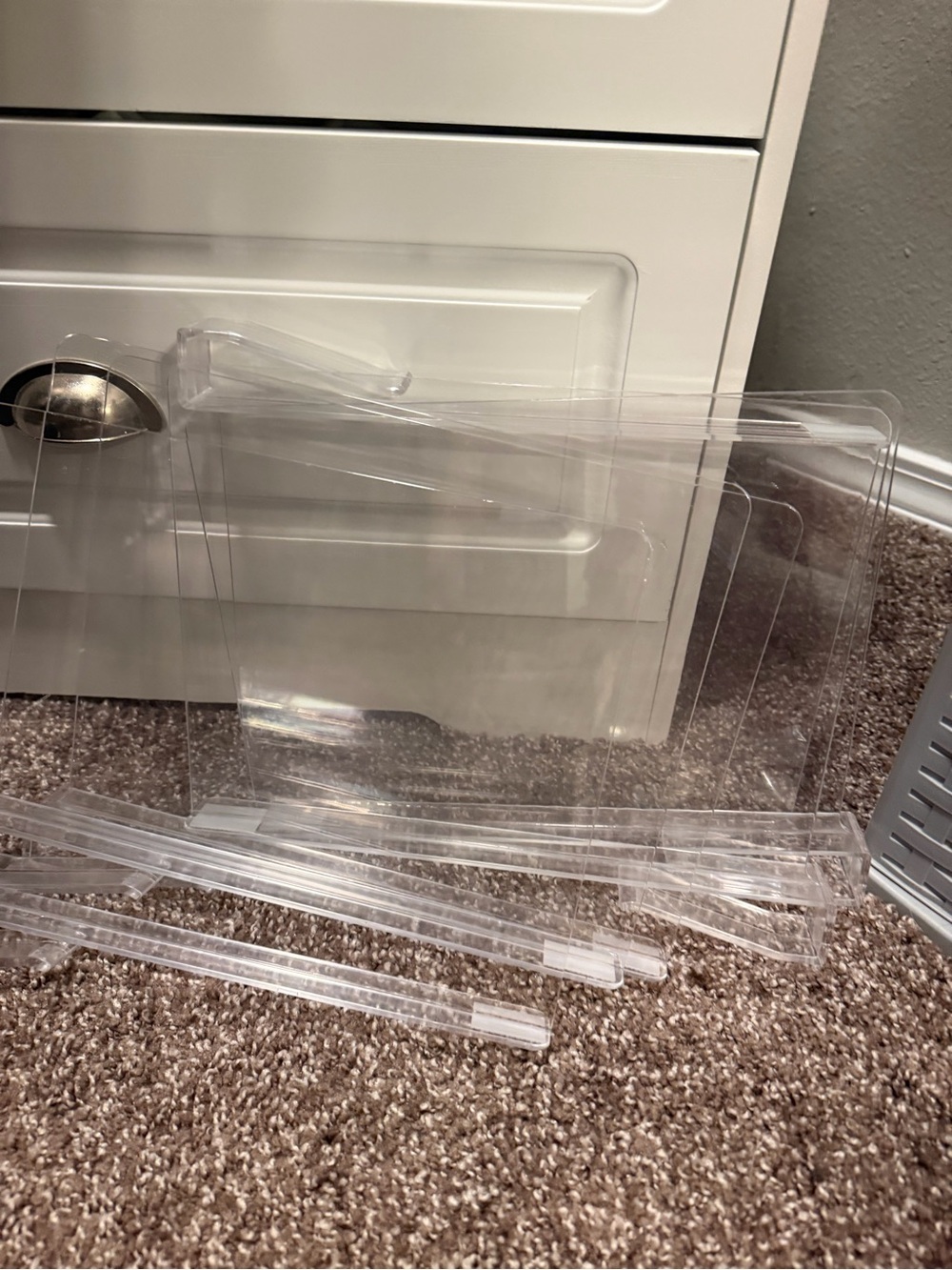 Clear Plastic Shelf Dividers - Transparent Home Organization